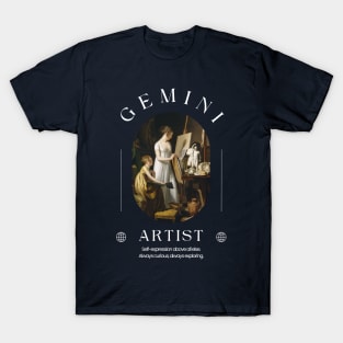 Gemini Artist - Astrology Art History 3 T-Shirt